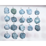 18 Pcs Natural Blue Rough Diamonds loose rustic earth mined raw fancy diamonds for jewelry making