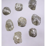 High quality earth mined irregular natural diamonds, raw uncut grey loose diamonds for jewelry making