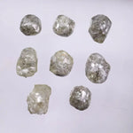 High quality earth mined irregular natural diamonds, raw uncut grey loose diamonds for jewelry making
