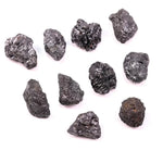 15.00 Ct Natural Black Rough Diamond Lot, uncut raw rustic earth mined loose black diamonds for jewelry making