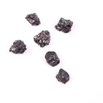 6 Black Rough Diamond Lot Loose Rough Earth Mined Diamond Lot Uncut Rough Diamond Lot Use For Jewerly