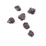 6 Black Rough Diamond Lot Loose Rough Earth Mined Diamond Lot Uncut Rough Diamond Lot Use For Jewerly