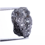 6.14 Ct Natural Black Raw Diamond Loose Uncut Black Rough Diamond for Custom Jewelry