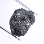 7.32 Ct Black Raw Diamond Unique Uncut Loose Rough Diamond for Custom Rings.