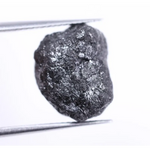 7.32 Ct Black Raw Diamond Unique Uncut Loose Rough Diamond for Custom Rings.