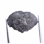 7.77 Ct Natural Black Raw Diamond Loose Uncut Rough Diamond for Jewelry Custom Rings