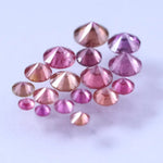 1.5 mm to 2 mm Natural Loose Diamond Lot Round Cut Pink Colored Diamond Use For Jewerly