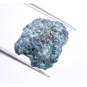6.15 Ct natural fancy blue rough diamond loose uncut raw earth mined conflict-free diamond for jewelry