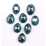 4.94 carat natural blue diamond lot – 8 pcs mixed pear, oval, and marquise cut loose salt and pepper diamonds for jewelry making – Jay Amar Gems