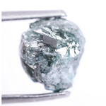 2.21 Ct Natural Blue Rough Diamond Uncut Raw Earth-Mined Loose Stone for Jewelry