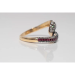 Classic lab grown diamond ring round brilliant cut stone elegant gold ring for women jewelry