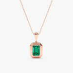 1.11 Ct genuine green gemstone pendant necklace with vibrant color and elegant design, perfect for luxury fine jewelry and stylish everyday wear
