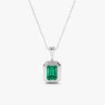 1.11 Ct genuine green gemstone pendant necklace with vibrant color and elegant design, perfect for luxury fine jewelry and stylish everyday wear