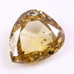 1 Ct Pear Cut Yellow Lab Grown Diamond Fancy CVD Loose Diamond for Custom Fine Jewelry