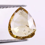 1 Ct Pear Cut Yellow Lab Grown Diamond Fancy CVD Loose Diamond for Custom Fine Jewelry