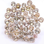 5.31 Ct Natural Mixed Color Diamond Lot Loose Rustic Round Cut Diamonds for Custom Jewelry,
