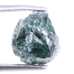 2.21 Ct Natural Blue Rough Diamond Uncut Raw Earth-Mined Loose Stone for Jewelry