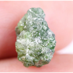 2.42 Ct Rare Natural Green Rough Diamond Uncut Irregular Shape Raw Earth-Mined Loose Diamond for Jewelry Making