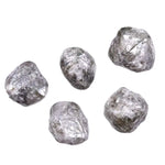 5 Pcs Unique Grey Rough Diamond – Loose Uncut Natural Raw Diamond for Jewelry Making
