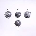 Loose Uncut Grey Rough Diamond, Natural Raw Irregular Shape Stone for Custom Jewelry