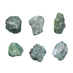 Loose green rough diamond, uncut raw irregular shape natural green earth mined diamond for jewelry making