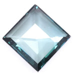 1.00 Ct Blue Princess Cut Lab Grown Diamond – Antique Fancy CVD Loose Diamond for Engagement Rings, Fine Jewelry & Collectors