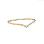 Custom dainty gold letter ring signet design personalized jewelry for women everyday