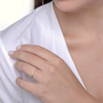 Custom dainty gold letter ring signet design personalized jewelry for women everyday