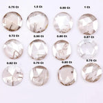 0.75 To 1.05Ct Round & Oval Cut Diamond Lot Brown Colored Dimaond Cvd Diamond Lot Use For Jewerly