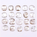 0.70 To 1.50 Ct White Brown Colored Diamond Lab Grown Diamond Rose Cut Oval Cushion Cut Diamond Custom For Jewerly