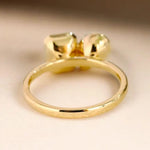 1.81 Ct MOI lab created round diamond ring, minimalist gold design, everyday luxury jewelry.
