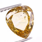 1 Ct Pear Cut Yellow Lab Grown Diamond Fancy CVD Loose Diamond for Custom Fine Jewelry
