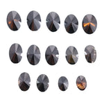 CVD Black Oval Diamonds Lot, Lab Grown Fancy Cut Polished Stones for Engagement Rings, Jewelry Making & Wholesale Buying