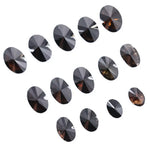 CVD Black Oval Diamonds Lot, Lab Grown Fancy Cut Polished Stones for Engagement Rings, Jewelry Making & Wholesale Buying