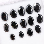 CVD Black Oval Diamonds Lot, Lab Grown Fancy Cut Polished Stones for Engagement Rings, Jewelry Making & Wholesale Buying