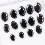 CVD Black Oval Diamonds Lot, Lab Grown Fancy Cut Polished Stones for Engagement Rings, Jewelry Making & Wholesale Buying