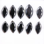 0.98 to 1.98 Ct Black Brown Marquise Cut Diamond, Lab Created CVD Diamond, Loose Fancy Diamond for Unique Jewelry & Anniversary Gift