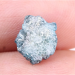1.70 Ct Rare Blue Rough Diamond Treated Natural Loose Earth Mined For Custom Wedding Jewelry