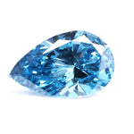 0.85 Ct Blue Pear Lab Grown Diamond – Pear Cut CVD Loose Diamond for Engagement Rings, Earrings, and Custom Jewelry