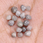 3.90 Ct Natural Grey Rough Diamond Lot Loose Uncut Raw Diamond Lot Use For Custom Jewerly