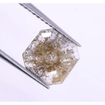 0.45 Ct Loose Uncut Asscher Lab Grown Diamond Use For Jewerly