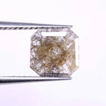 0.45 Ct Loose Uncut Asscher Lab Grown Diamond Use For Jewerly