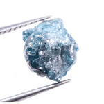 blue raw diamond crystal with diamond rough cut natural texture natural rough diamond