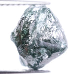 2.51 Ct Natural Blue Rough Diamond Treated Uncut Earth-Mined Loose Diamond  for Custom Jewelry