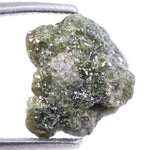 2.41 Ct Green Rough Diamond Natural Uncut Irregular Shape Loose Diamond for Jewelry