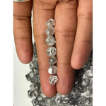 10.00 Ct Grey Lab Grown Colored Diamond Lot Uncut Rough Raw Diamond Lot Use For Custom Jewerly