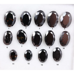 CVD Black Oval Diamonds Lot, Lab Grown Fancy Cut Polished Stones for Engagement Rings, Jewelry Making & Wholesale Buying