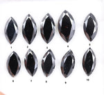 0.98 to 1.98 Ct Black Brown Marquise Cut Diamond, Lab Created CVD Diamond, Loose Fancy Diamond for Unique Jewelry & Anniversary Gift