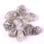 5.50 Ct Natural Grey Rough Diamond raw uncut stone for jewelry making rustic earth mined grey diamond
