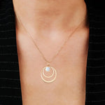 3.00 Ct Genuine Multicolour Diamond Necklace Elegant Minimalist Pendant Fine Jewelry for Her